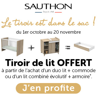 Sauthon tiroir lit offert