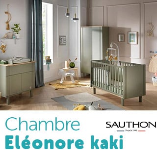Chambre Eléonore Kaki de Sauthon