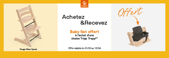 Tripp trapp babyset offert