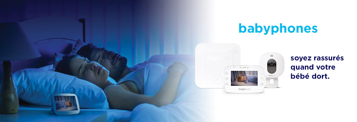 Angelcare® AC25 Babyphone video avec détecteur de mouvements – angelcarebaby