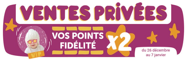 Vos points fidélité x2